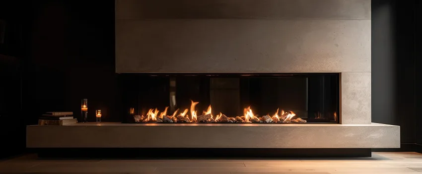 Gas Fireplace Ember Bed Design Services in Marina, California