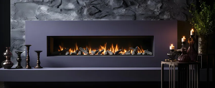 Ember Bed for Ventless Gas Fireplace in Marina, CA